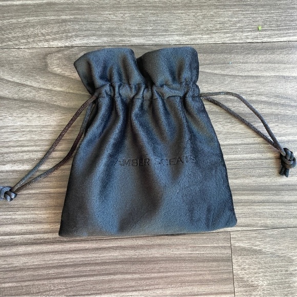 AMBER SCEATS 24k Gold Plated Emery Cuff Bracelet Geometric Glam Statement - Picture 5 of 7